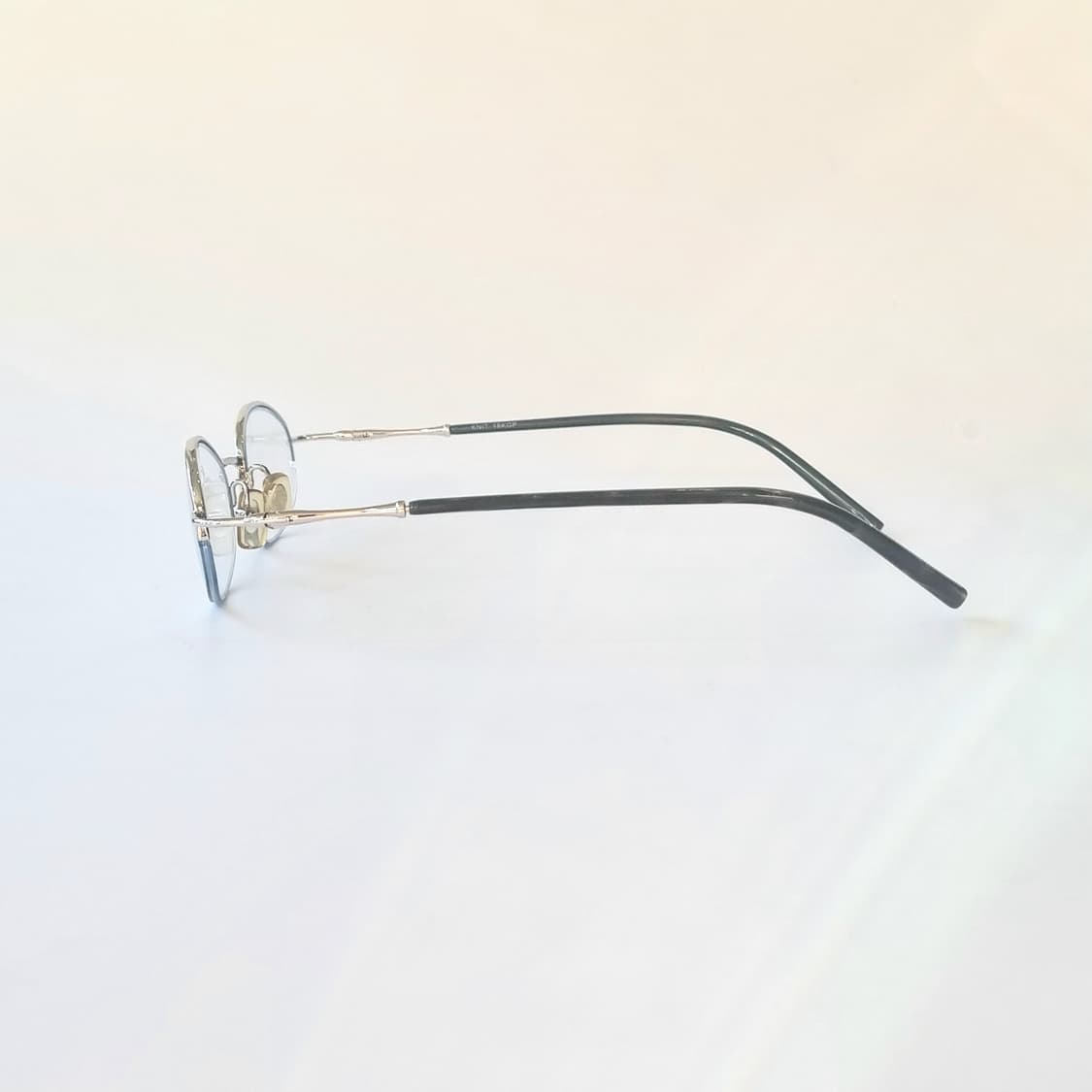 데드스탁 빈티지 오벌 반무테 안경테  492 상품이미지5