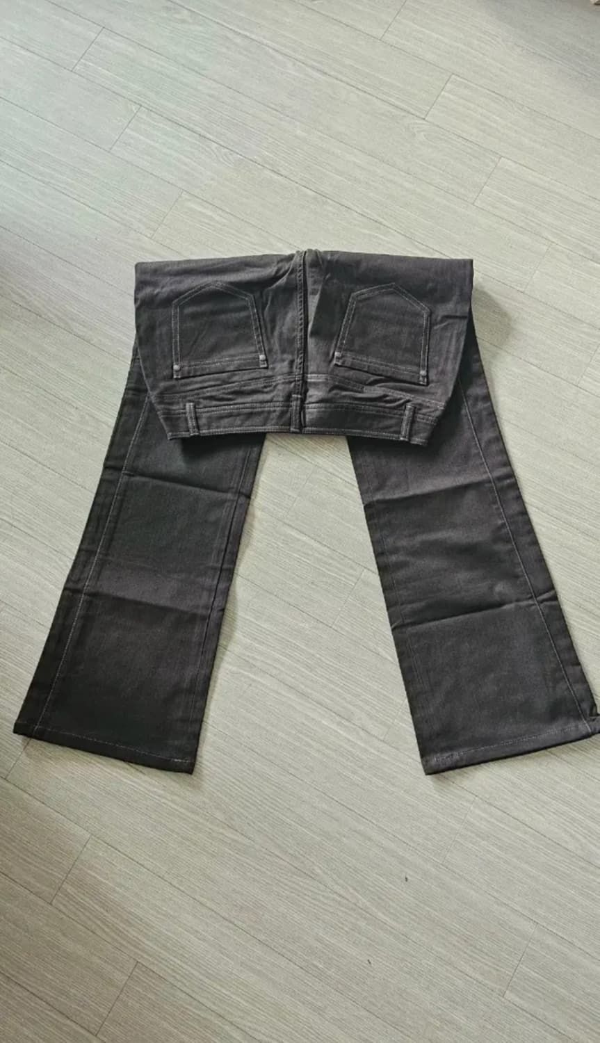 (새상품 원가 15만원) 다크브라운 부츠컷 청바지 골반볼륨 66 L 상품이미지7