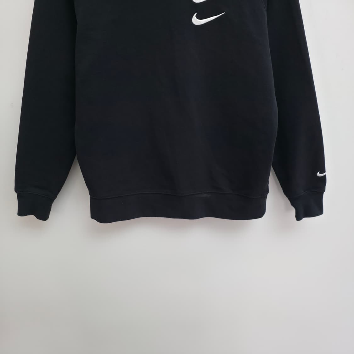 [S] 나이키 더블 스우시 블랙 맨투맨 상품이미지3