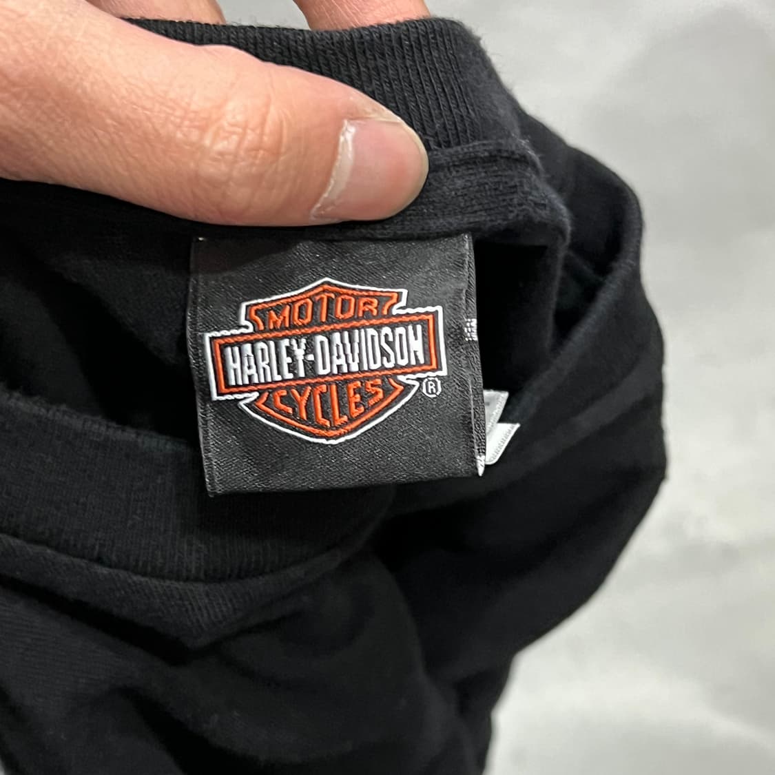  할리데이비슨 스컬 프린팅 반팔티 y15700 상품이미지5