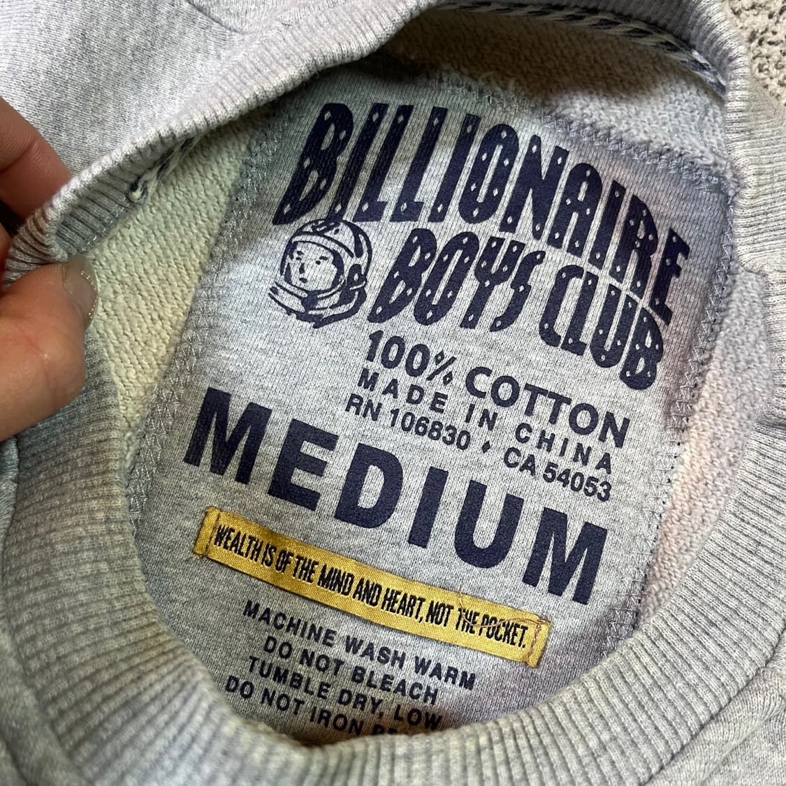 빌리네어 보이즈 클럽 맨투맨  상품이미지4