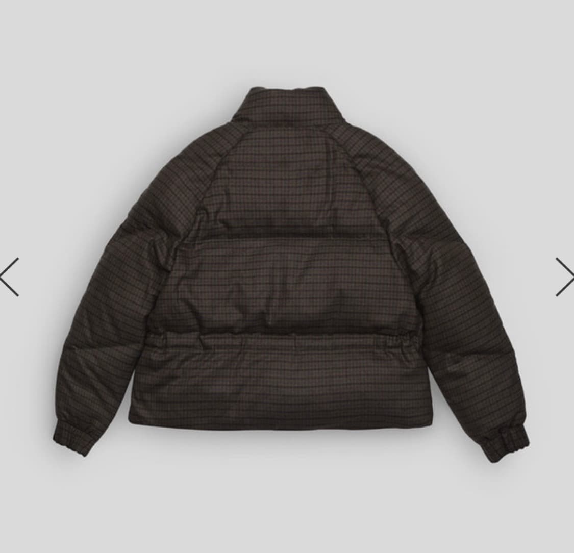 낫띵리튼 nothing written 체크 패턴 구스다운 패딩 상품이미지6