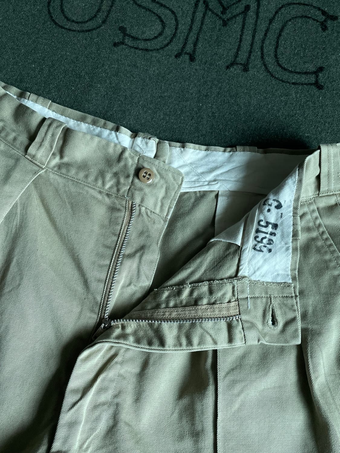 50s US Army Khaki Chino Shorts 상품이미지4