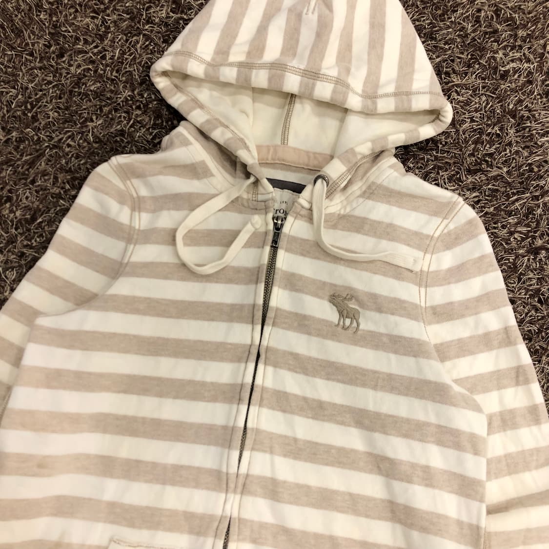 아베크롬비 투웨이 스트라이프 후드집업 상품이미지2