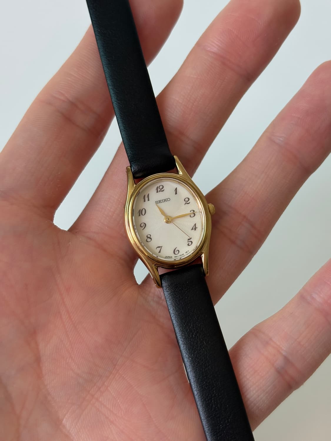 1990s Gold Oval Ladies Quartz 상품이미지2