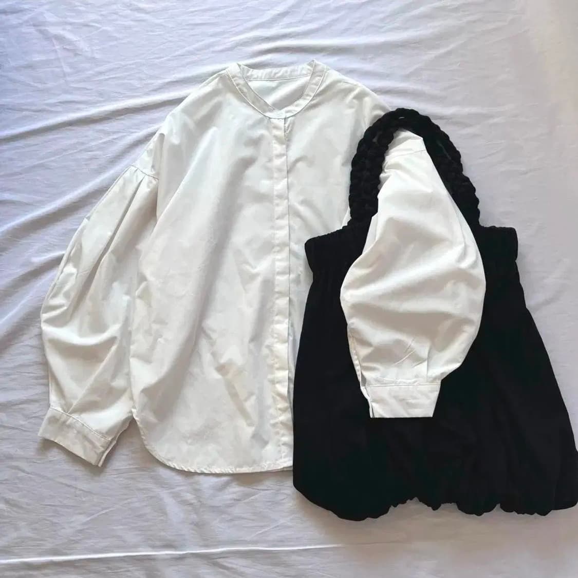 요지 야마모토 리미푸 주름 울 토트백 상품이미지8