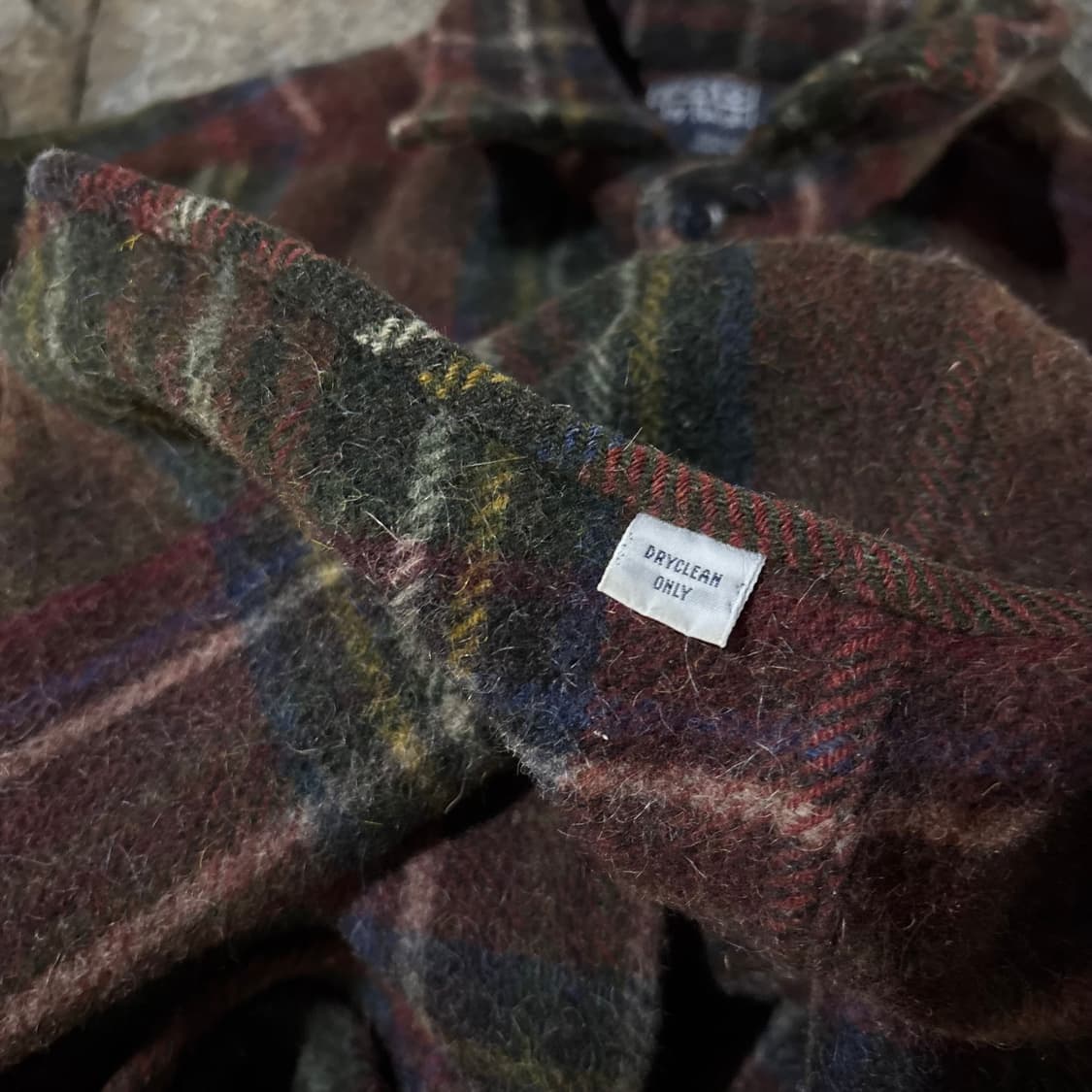 폴로 랄프로렌 빈티지 울 체크 셔츠 자켓 상품이미지8