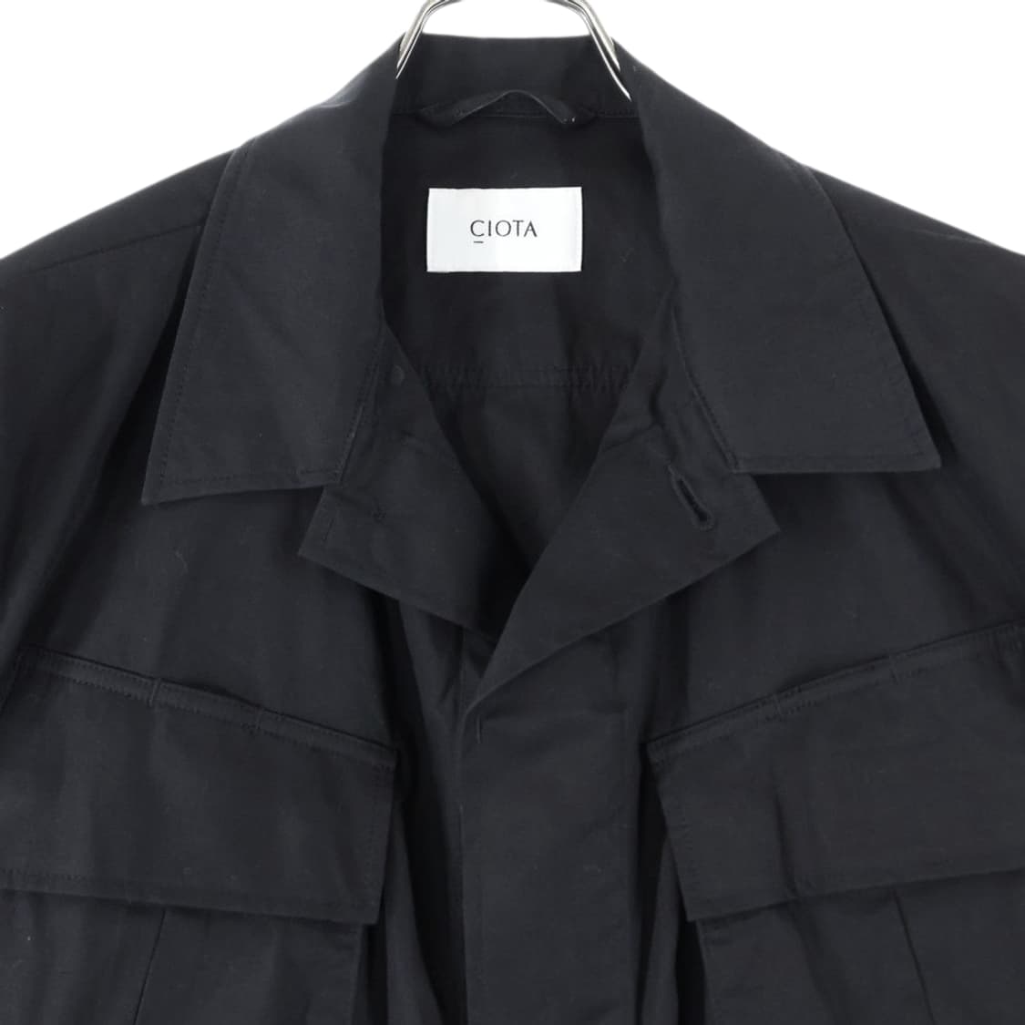 시오타 CIOTA 수빈코튼 퍼티그 자켓 블랙 6 상품이미지2