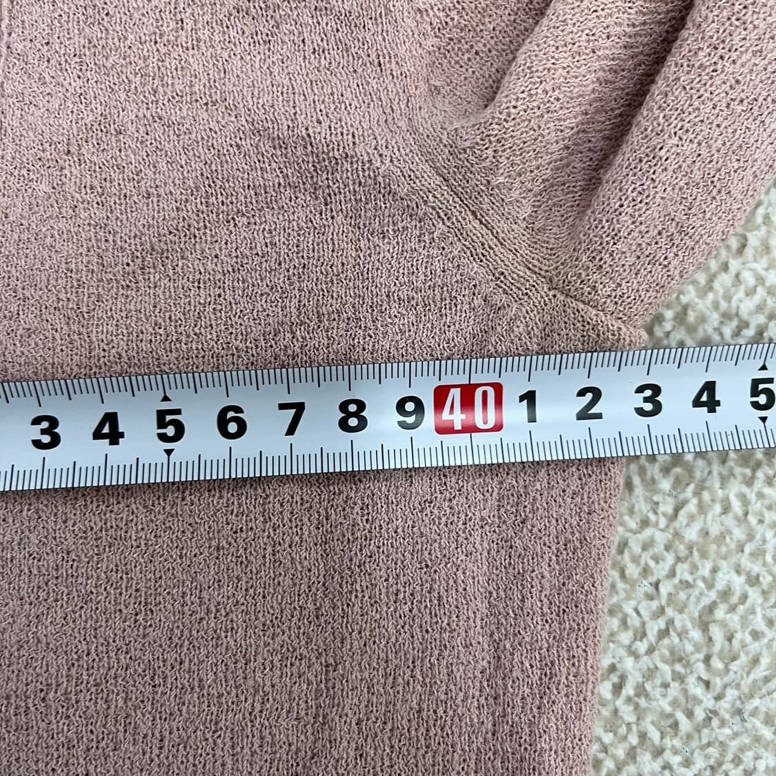 [F] 한섬 마인 여성 핑크 니트 가디건 0119M1 상품이미지6