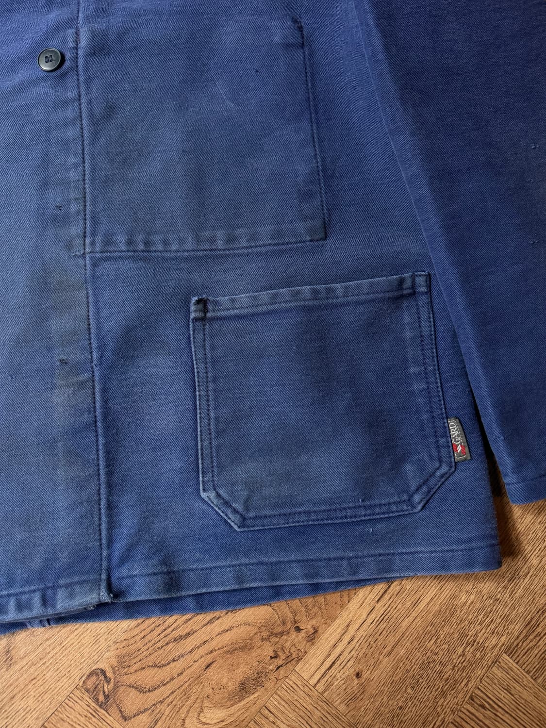 [2XL]90's 빈티지 몰스킨 더플 타입 프렌치 워크자켓 상품이미지4