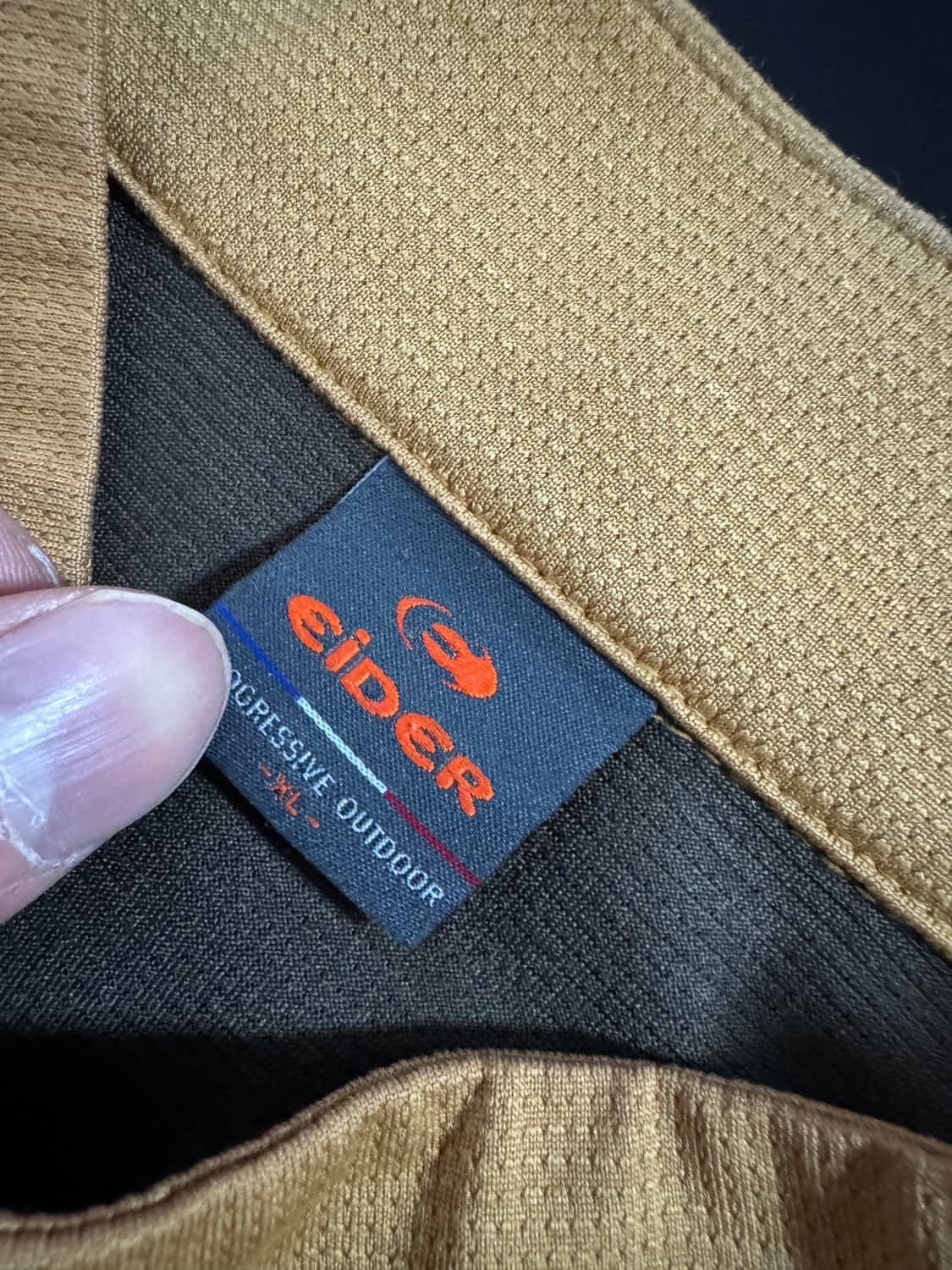 아이더 Eider 등산 반집업 기능성 긴팔 티셔츠 L 상품이미지3