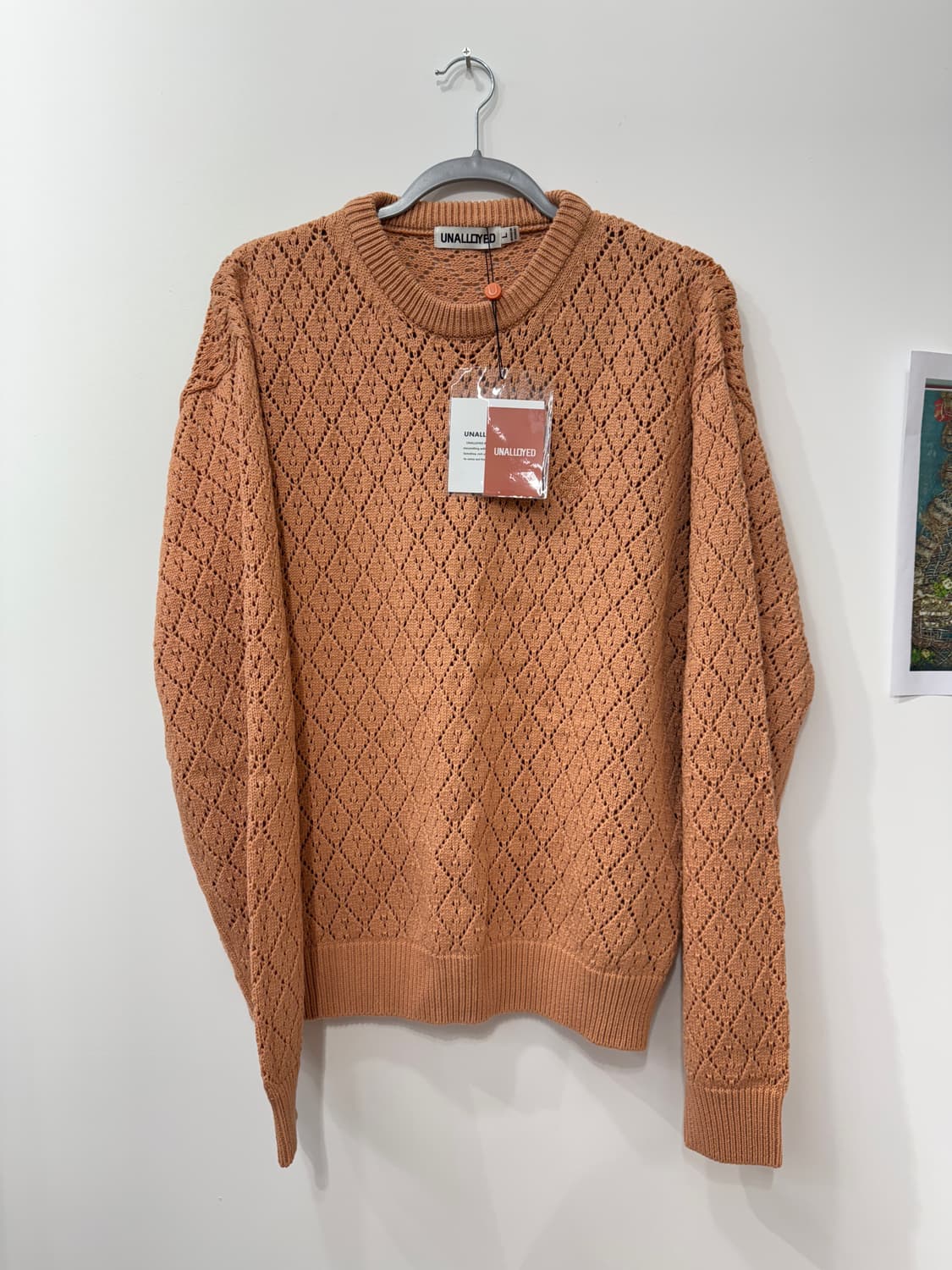 [어널로이드] 니트 풀오버, 오렌지, L 상품이미지1