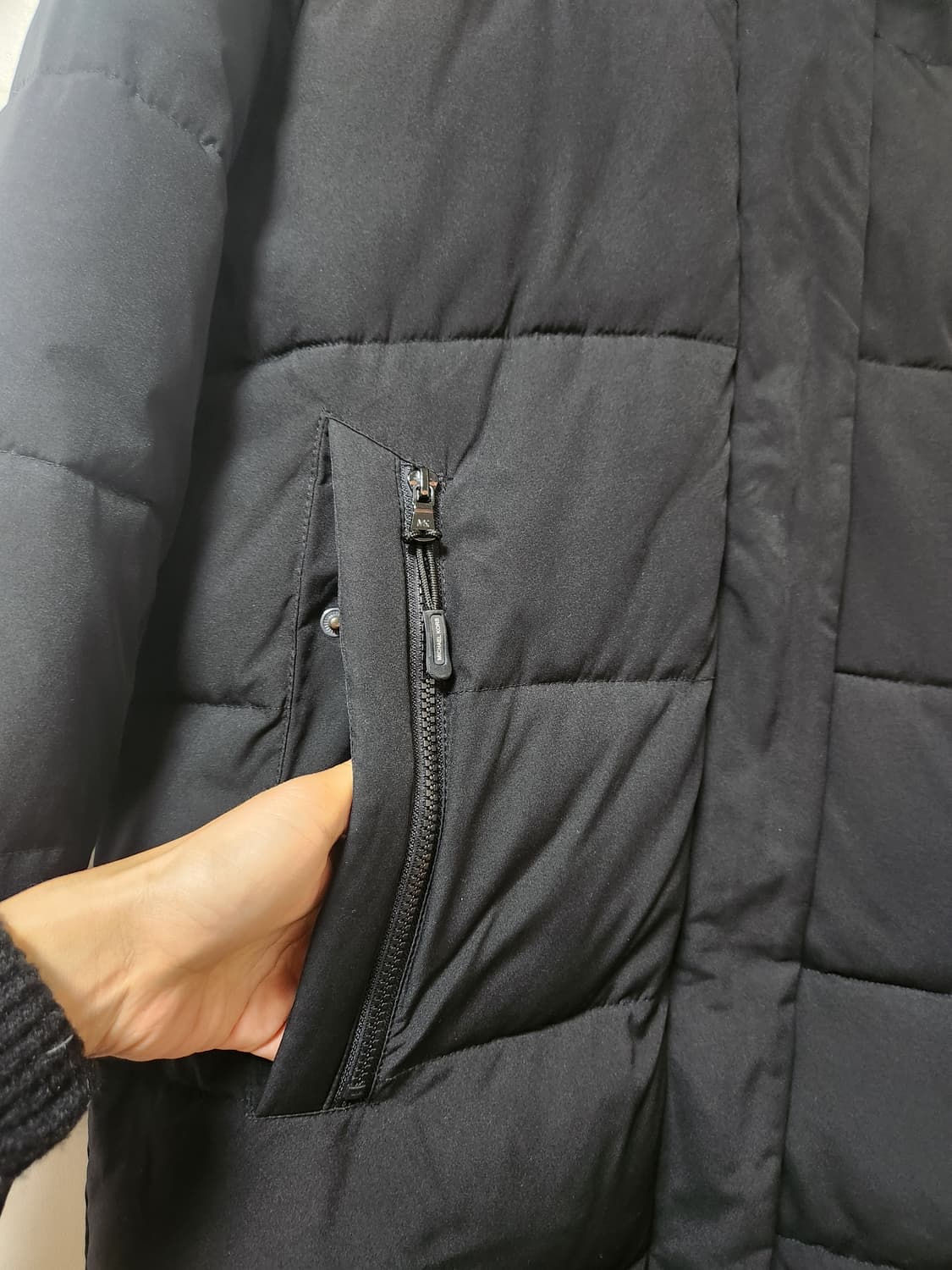 마이클코어스 롱패딩 L 상품이미지4