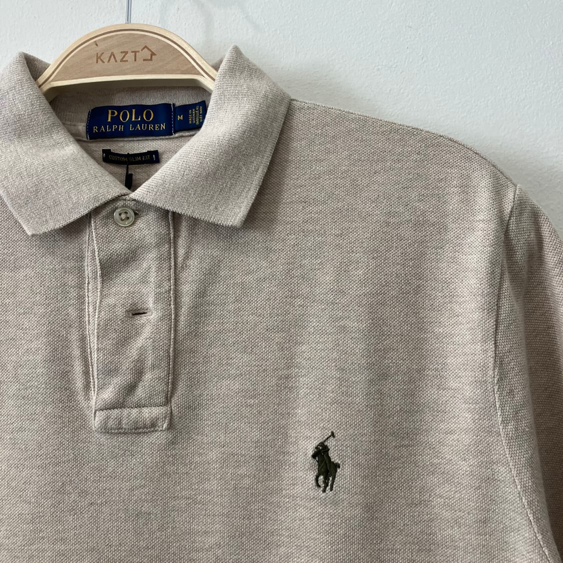 155 폴로 카라 반팔 pk 베이지 상품이미지1