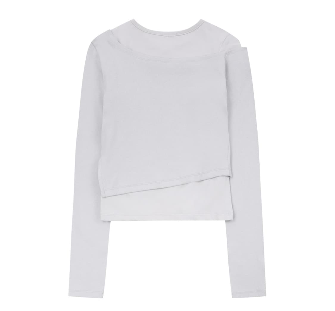 미세키서울 레이어드 슬릿 롱슬리브 상품이미지2