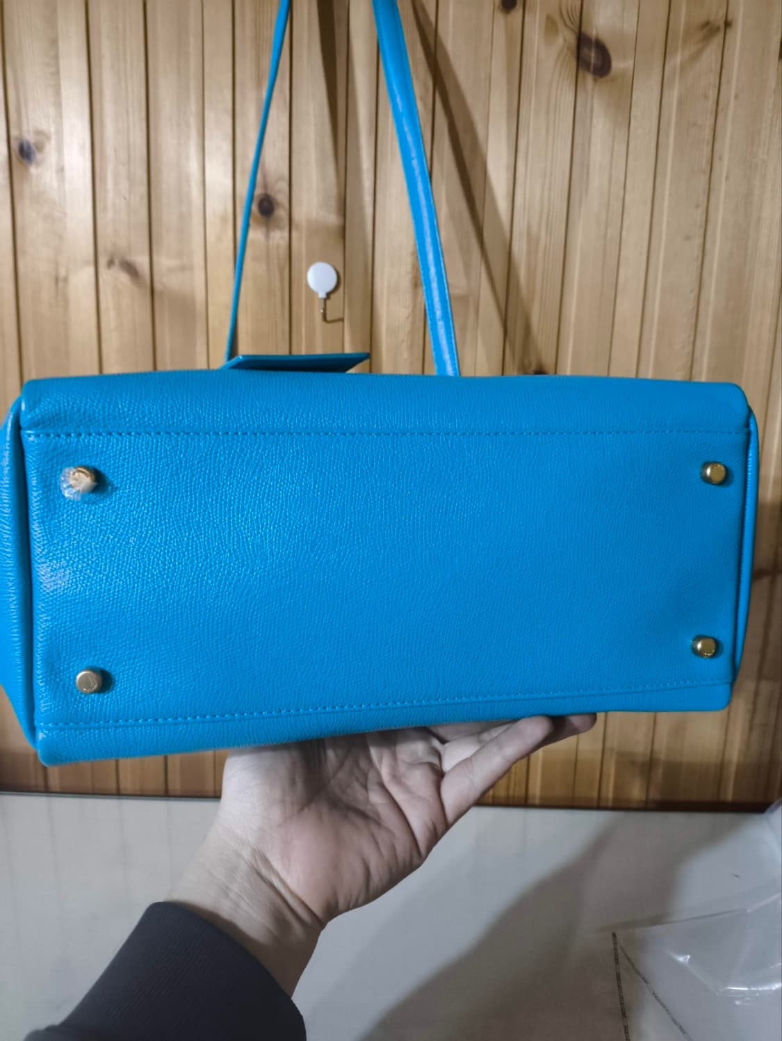 코오롱 쿠론 가죽 토트백 크로스백 상품이미지6