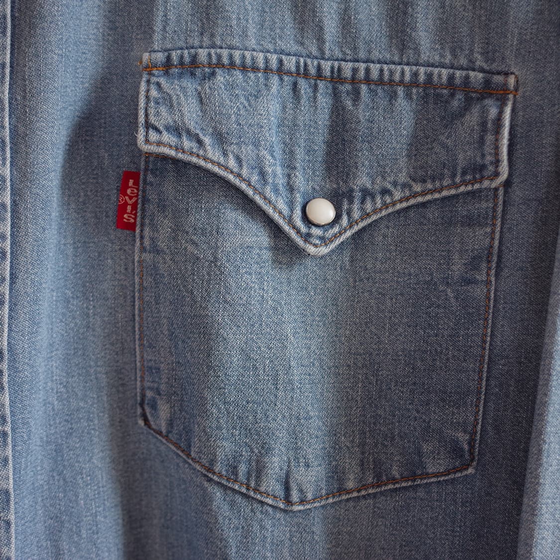 90's Levi's Denim Western Shirt 상품이미지3