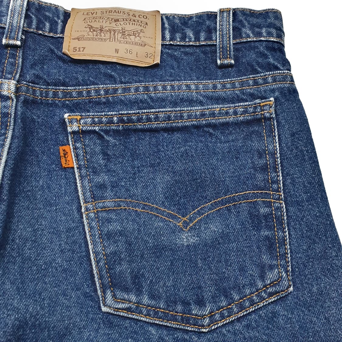 리바이스 517 빈티지 90s 부츠컷 (32~34) 오렌지탭 상품이미지7