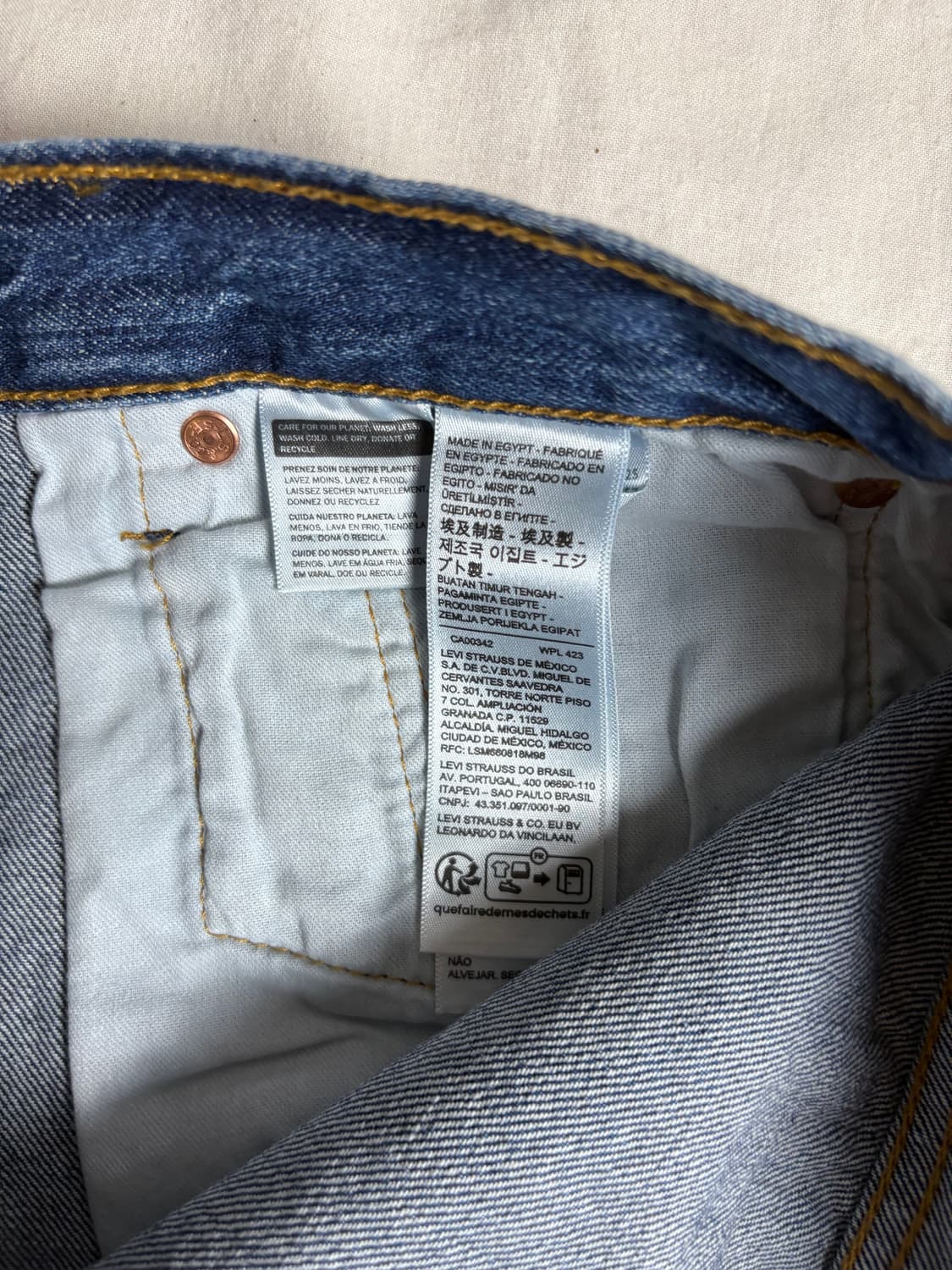 Levi's 리바이스 501 데님팬츠 W34 L32 상품이미지4
