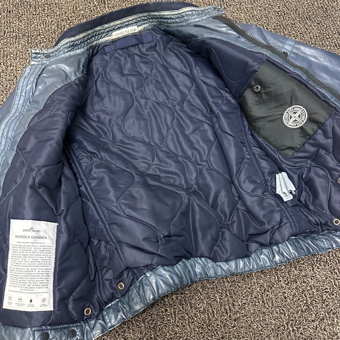 스톤아일랜드 무솔라고마타 점퍼 자켓 M 상품이미지7