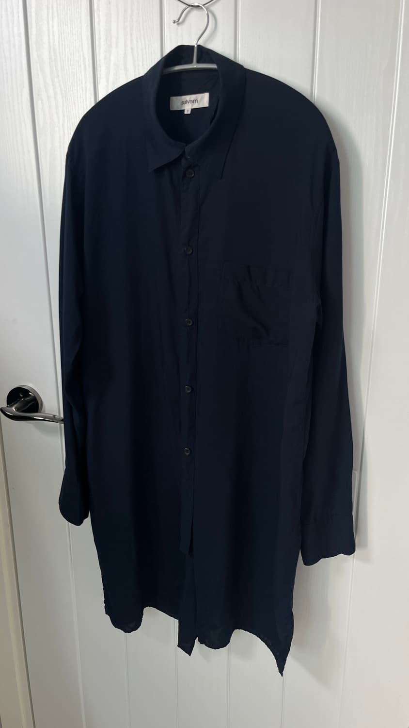 설밤 롱 슬릿 셔츠 상품이미지1