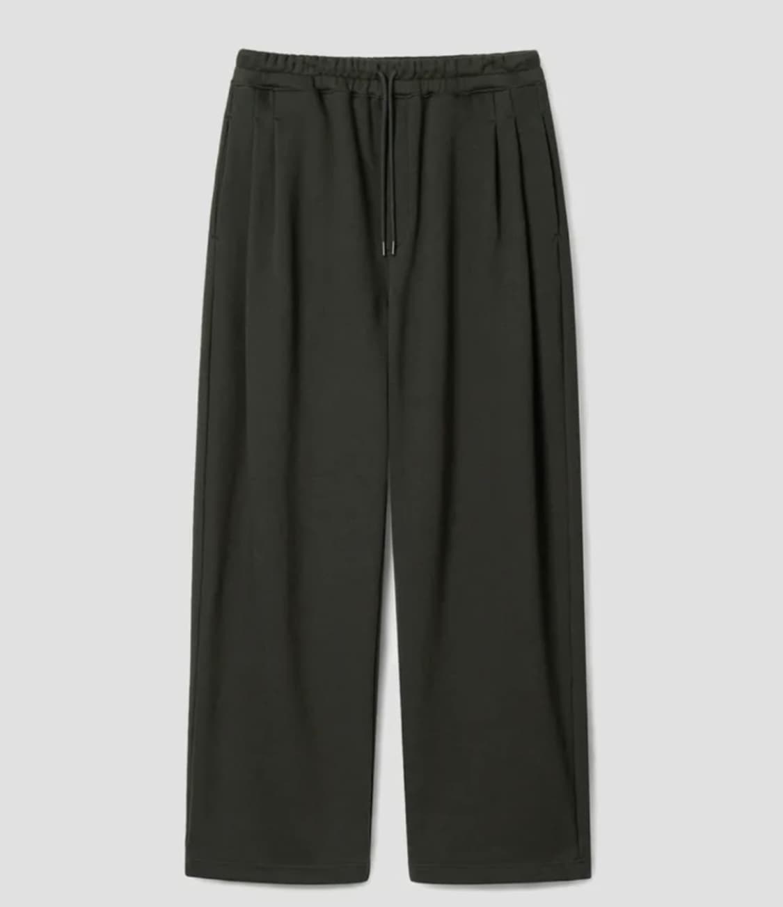 유니온블루 TWO TUCK WIDE SWEAT PANTS [KHAKI] 상품이미지2
