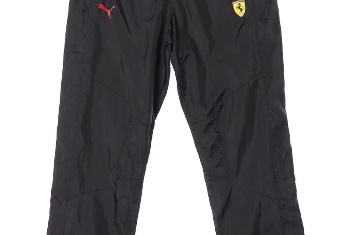 PUMA 페라리 모터스포츠 블랙 우븐 트랙 팬츠 XL 상품이미지4