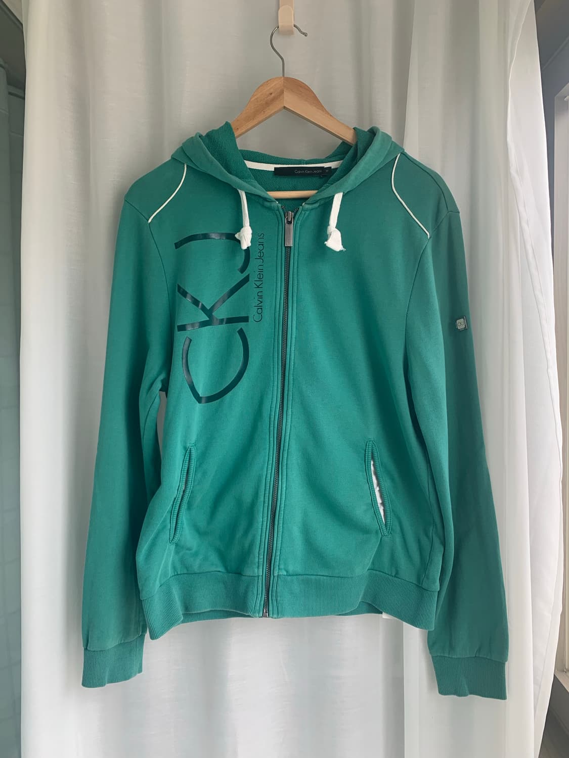 Ck jeans mint hood zip-up 상품이미지1
