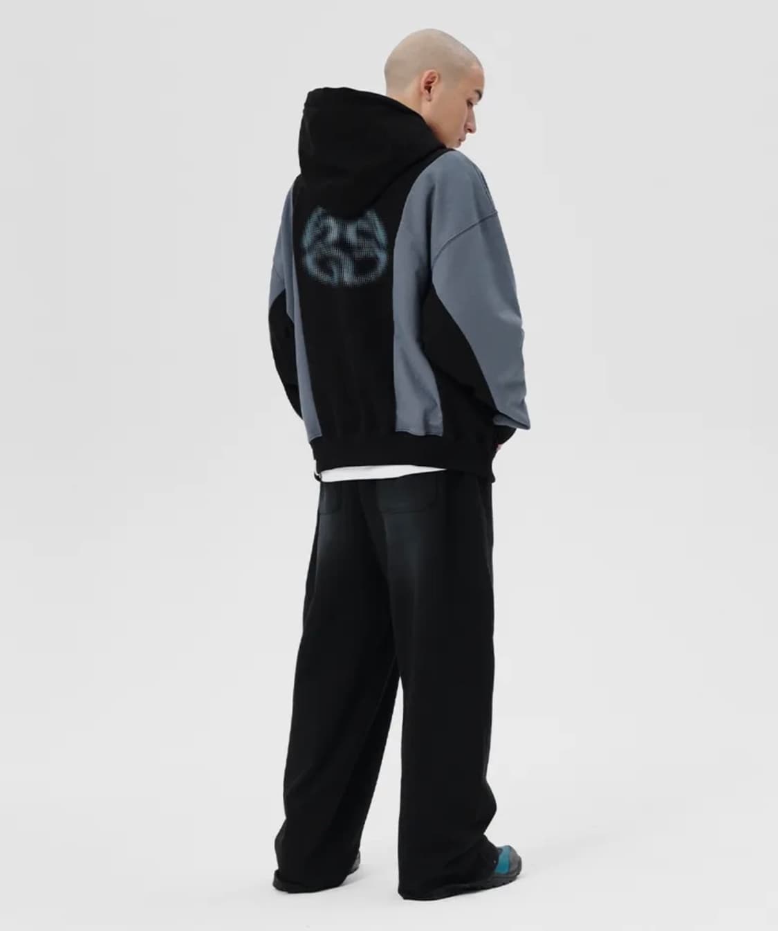 L) 새상품 마하그리드 이클립스 후드집업 블랙 상품이미지7