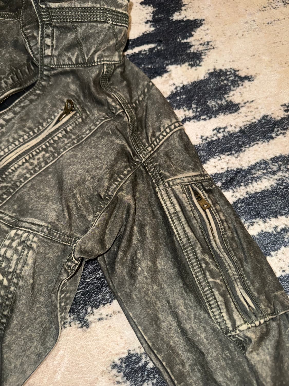 vintage washing jacket 상품이미지5