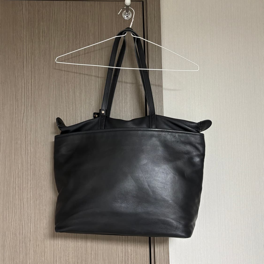 요지야마모토 레더 토트백 상품이미지2