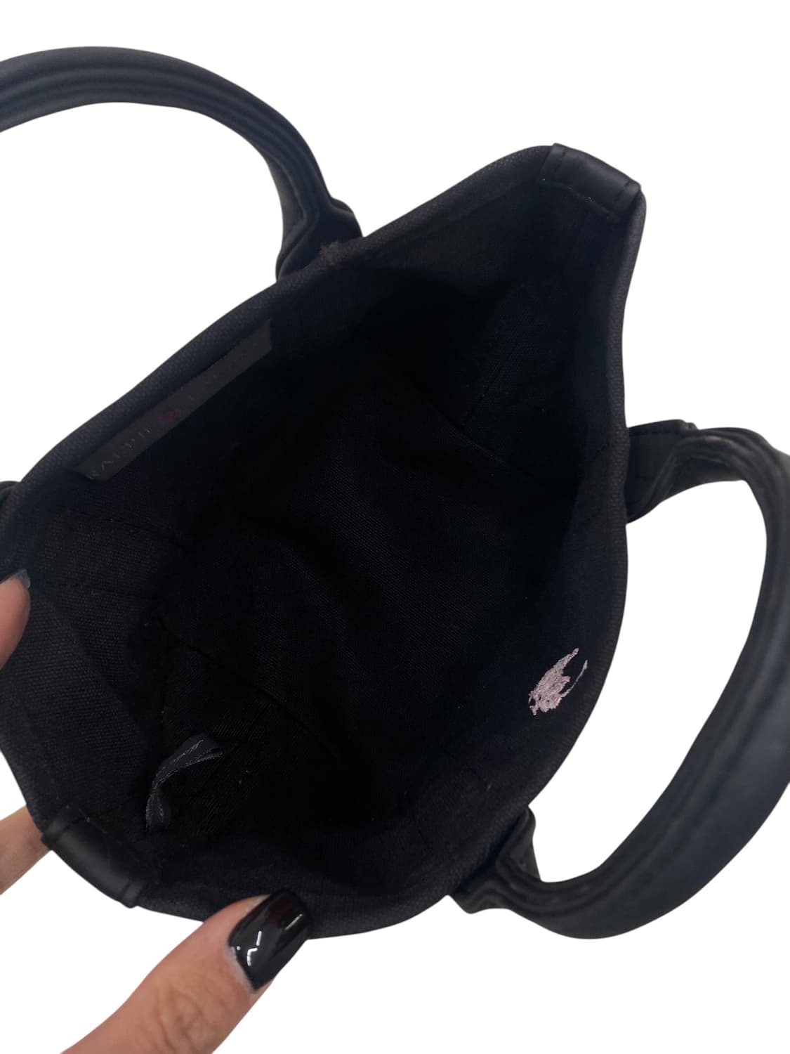 폴로 랄프로렌 블랙 미니 토트백 상품이미지3