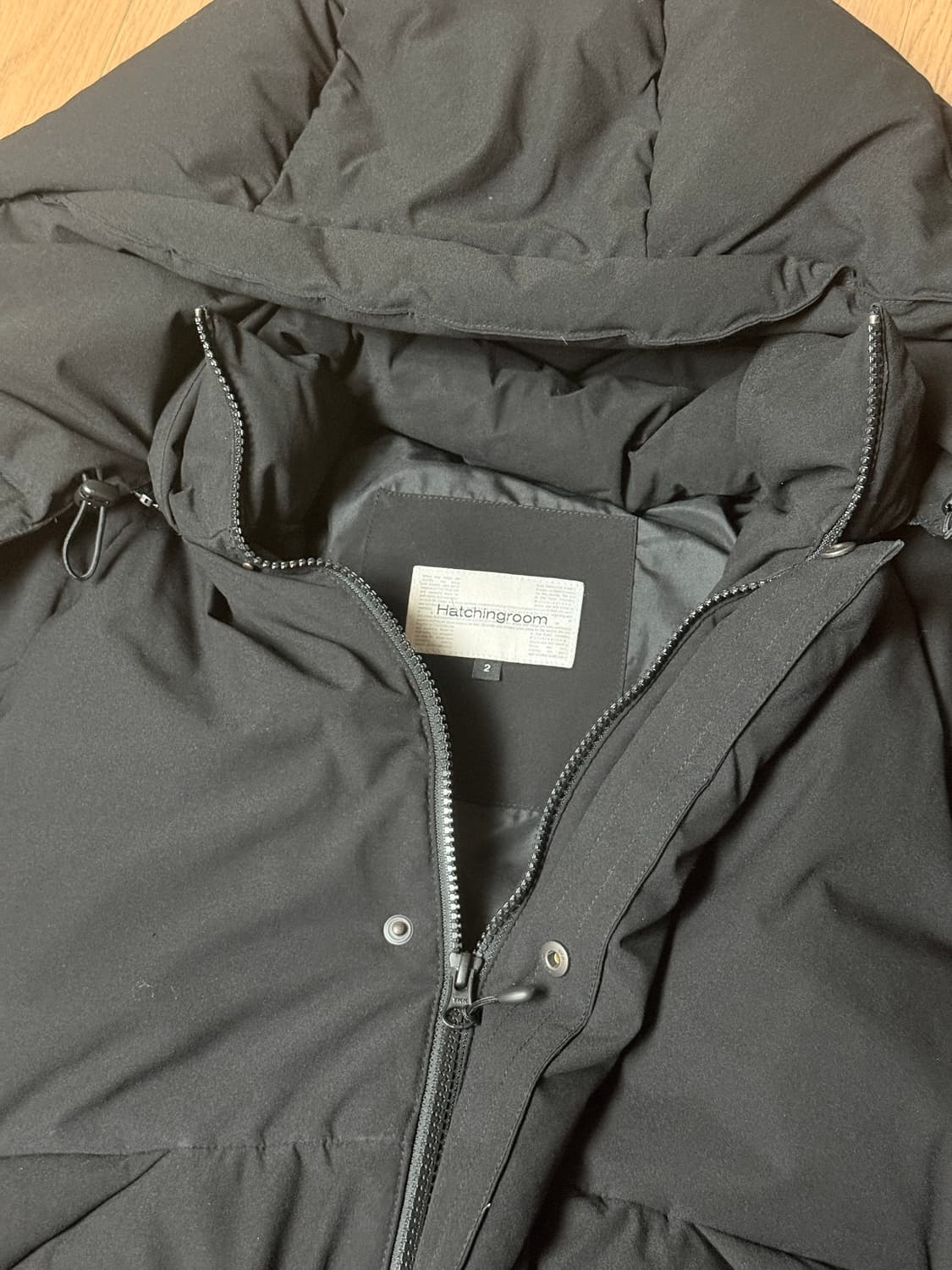 해칭룸 헤비 구스다운 푸퍼 패딩 2사이즈입니다. 상품이미지3