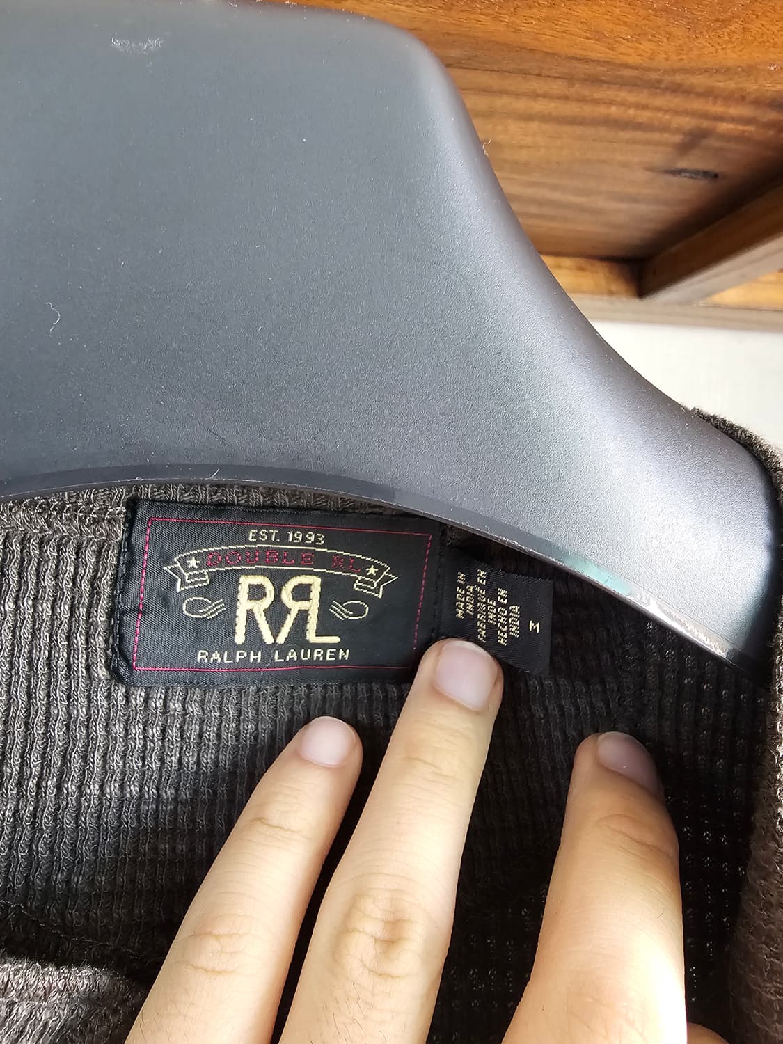 새상품!신상 폴로 RRL 랄프로렌 헨리넥 와플 긴팔 티셔츠 니트 롱슬리브 상품이미지4