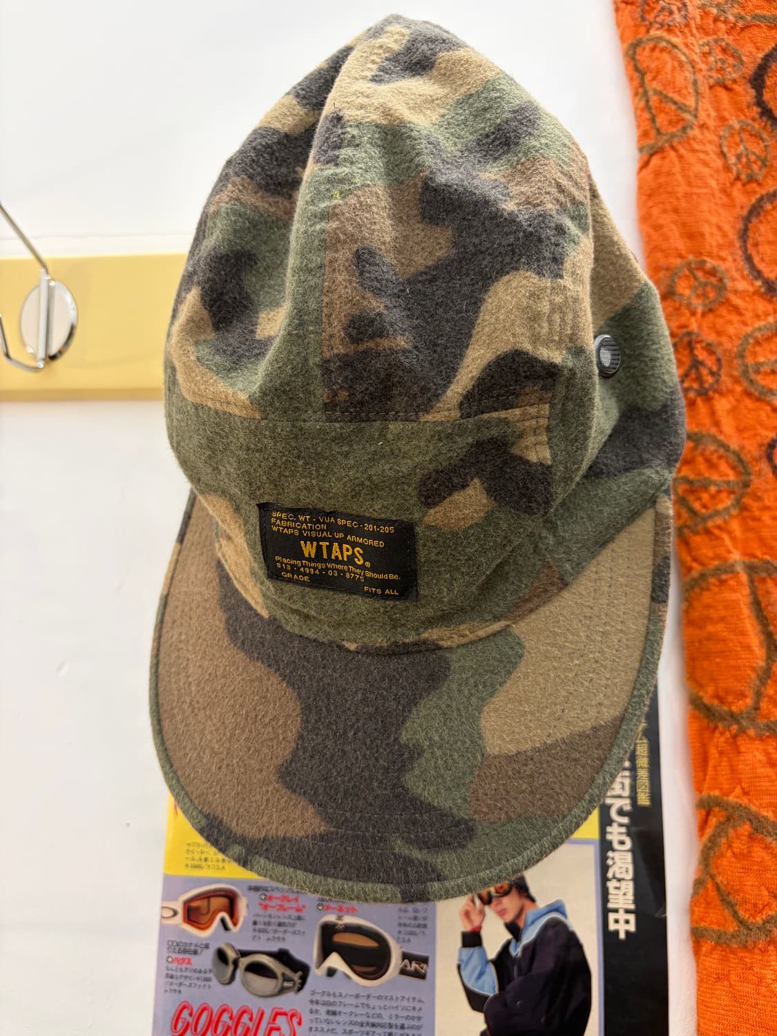 Wtaps 더탭 카모플라쥬 캠프캡 상품이미지1