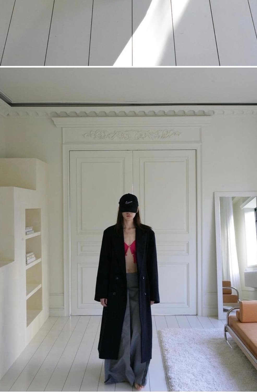 프레클 노이어덜트 핀턱 롱코트 상품이미지1