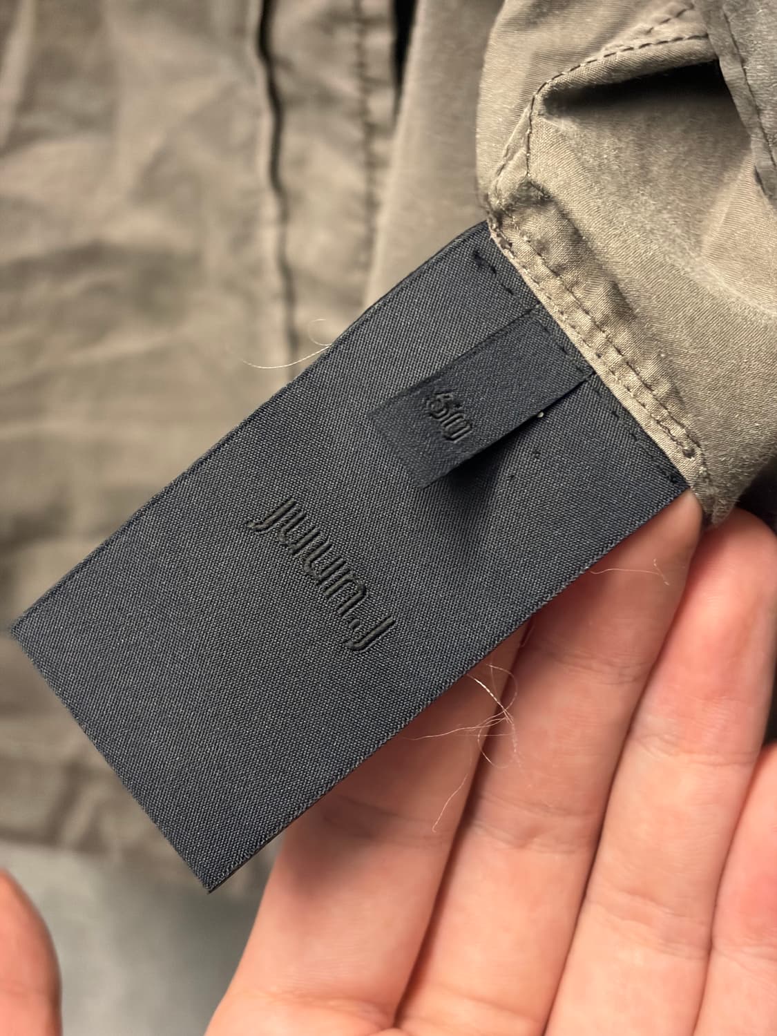 Juun.j 준지 가먼트 다잉 코치 셔츠 상품이미지6