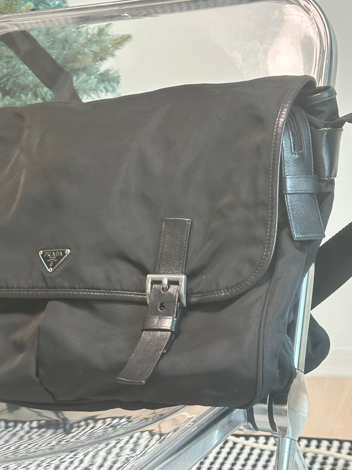 프라다 메신저백 나일론 포코노 테수토 숄더백 상품이미지2