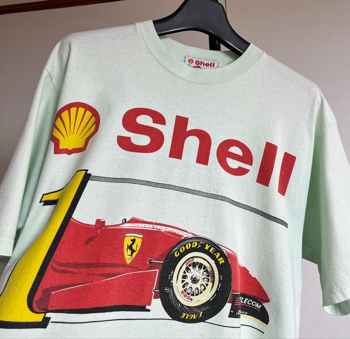 빈티지 f1 shell 프로모 반팔 티셔츠 상품이미지4