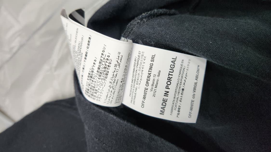Off-White Men's Black Printing 반팔 티셔츠 XL 상품이미지6