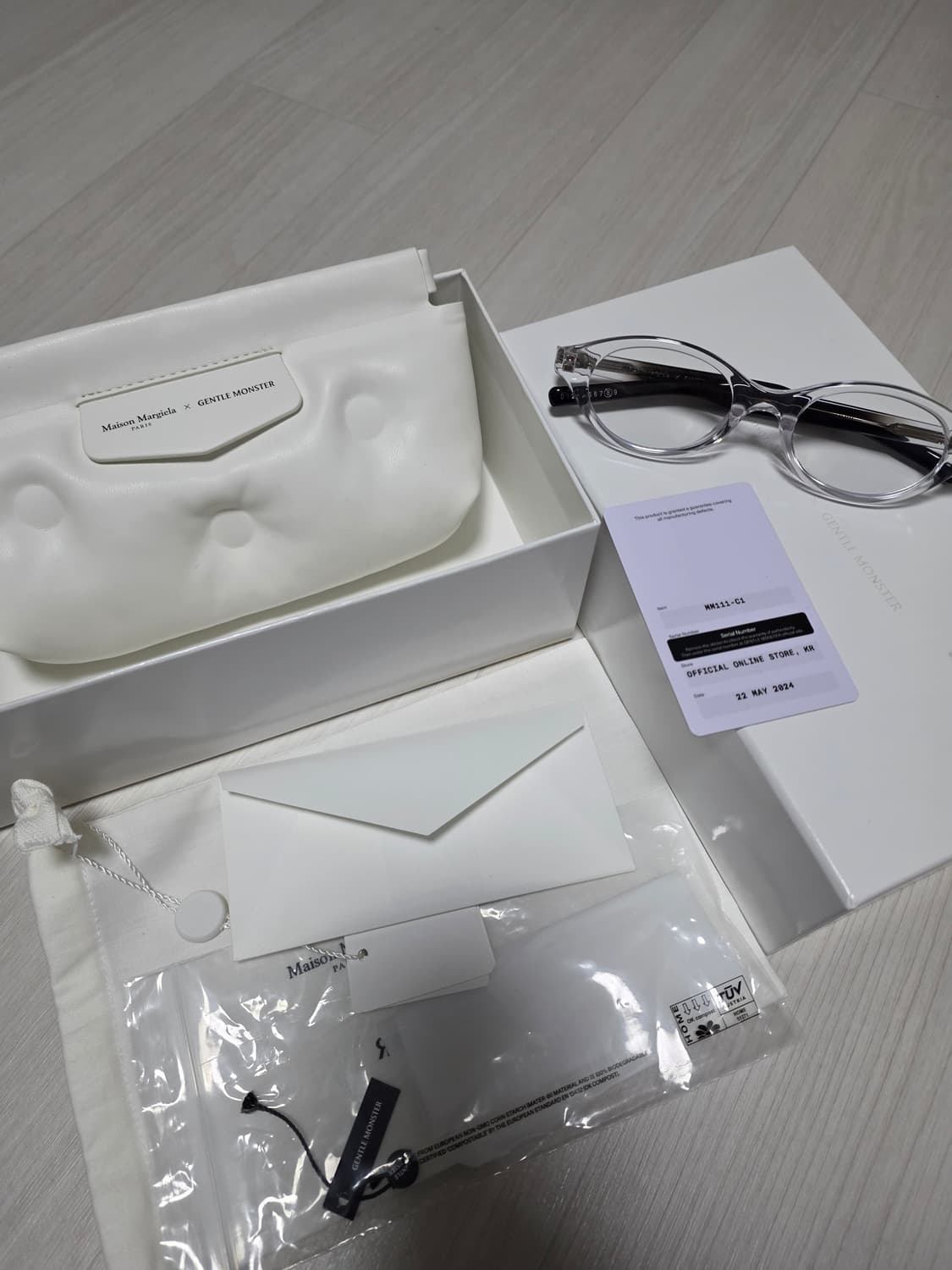 [OS] 젠틀몬스터 마르지엘라 안경 MM111 C1 팝니다 상품이미지9