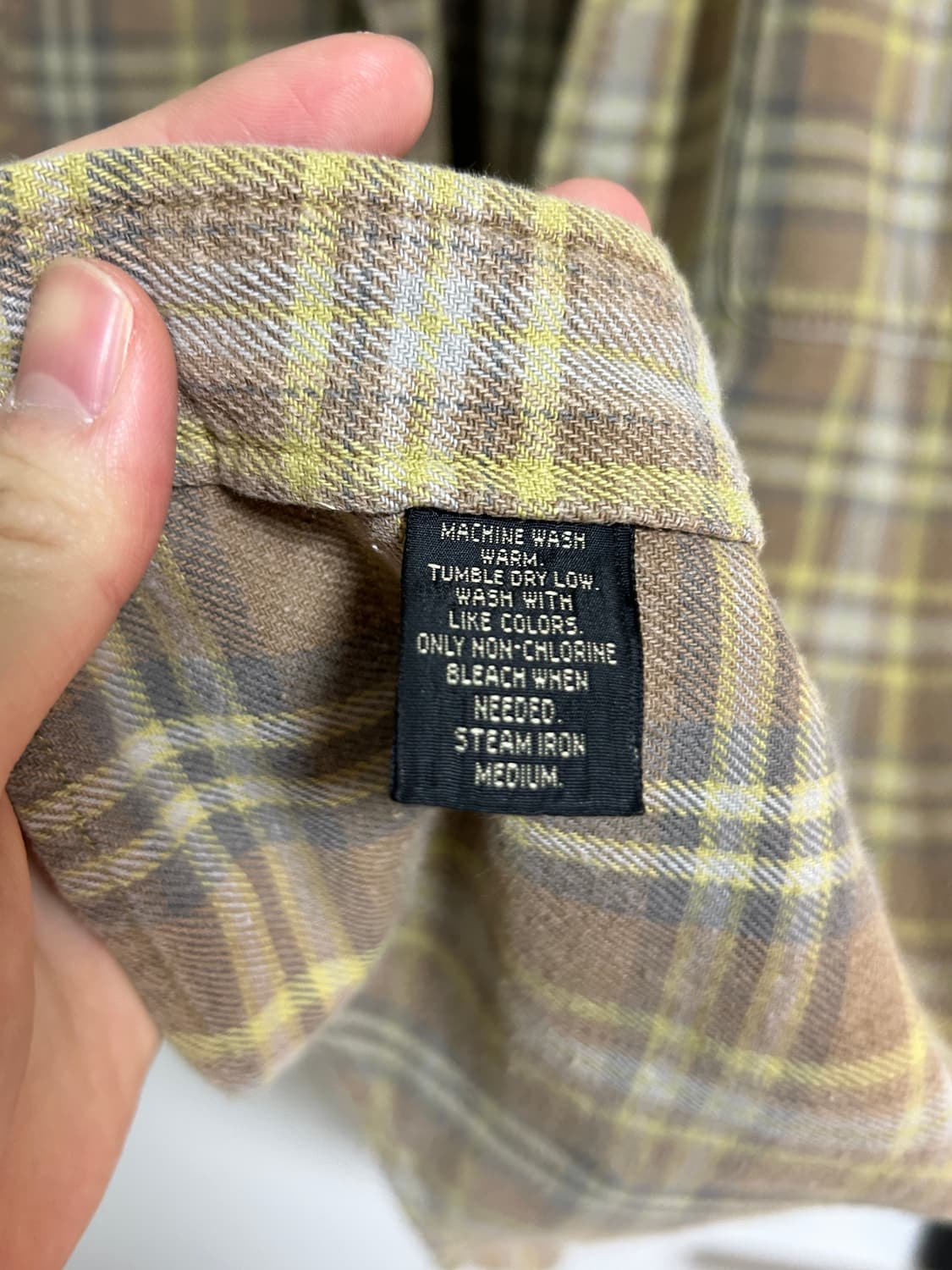 더블알엘 플란넬 셔츠 L 상품이미지3