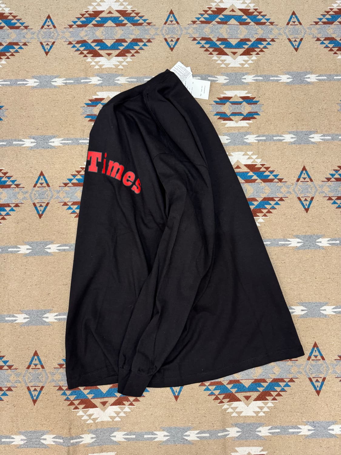 [XL] 와코마리아 x 하이타임즈 헤비웨잇 롱슬리브 블랙  상품이미지5