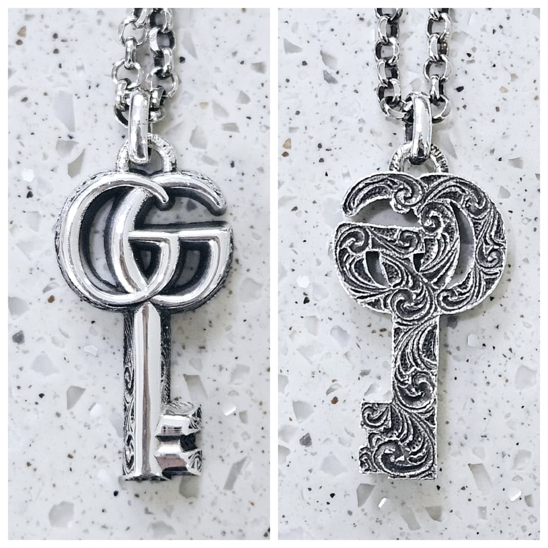 [미사용품] 구찌 마몽 GG 키 목걸이 [정품/풀구성] 상품이미지4