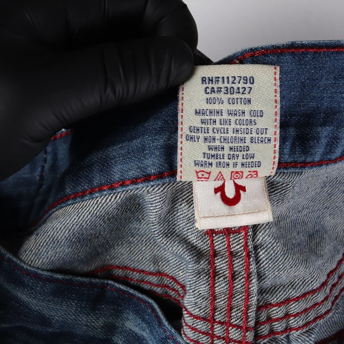 트루릴리전 레드 스티치 데님 팬츠 33 상품이미지7