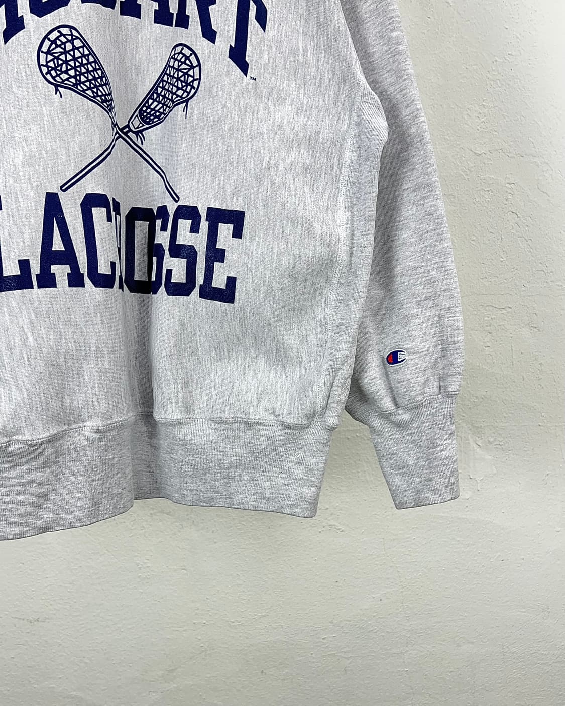 챔피온 라이트 그레이 리버스 위브 스테이츠맨 호바트 크루넥 스웨트 셔츠 상품이미지5