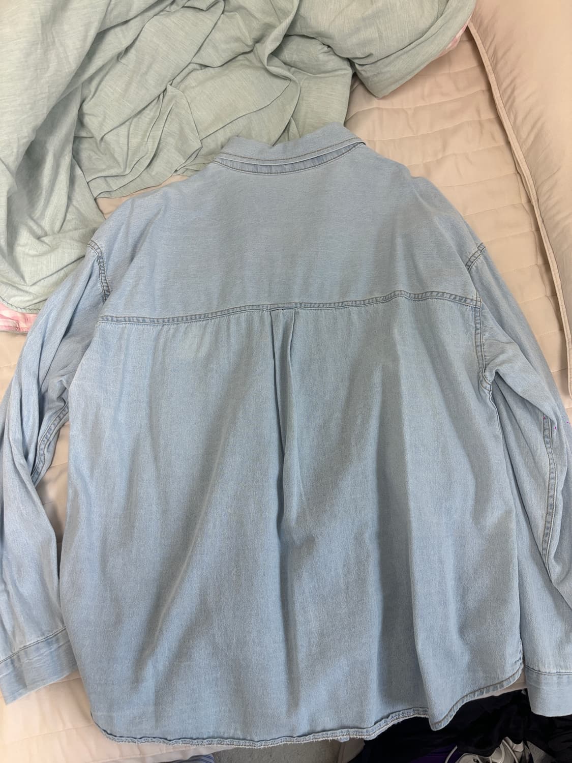 모래하우스 light denim shirts 데님셔츠 상품이미지3