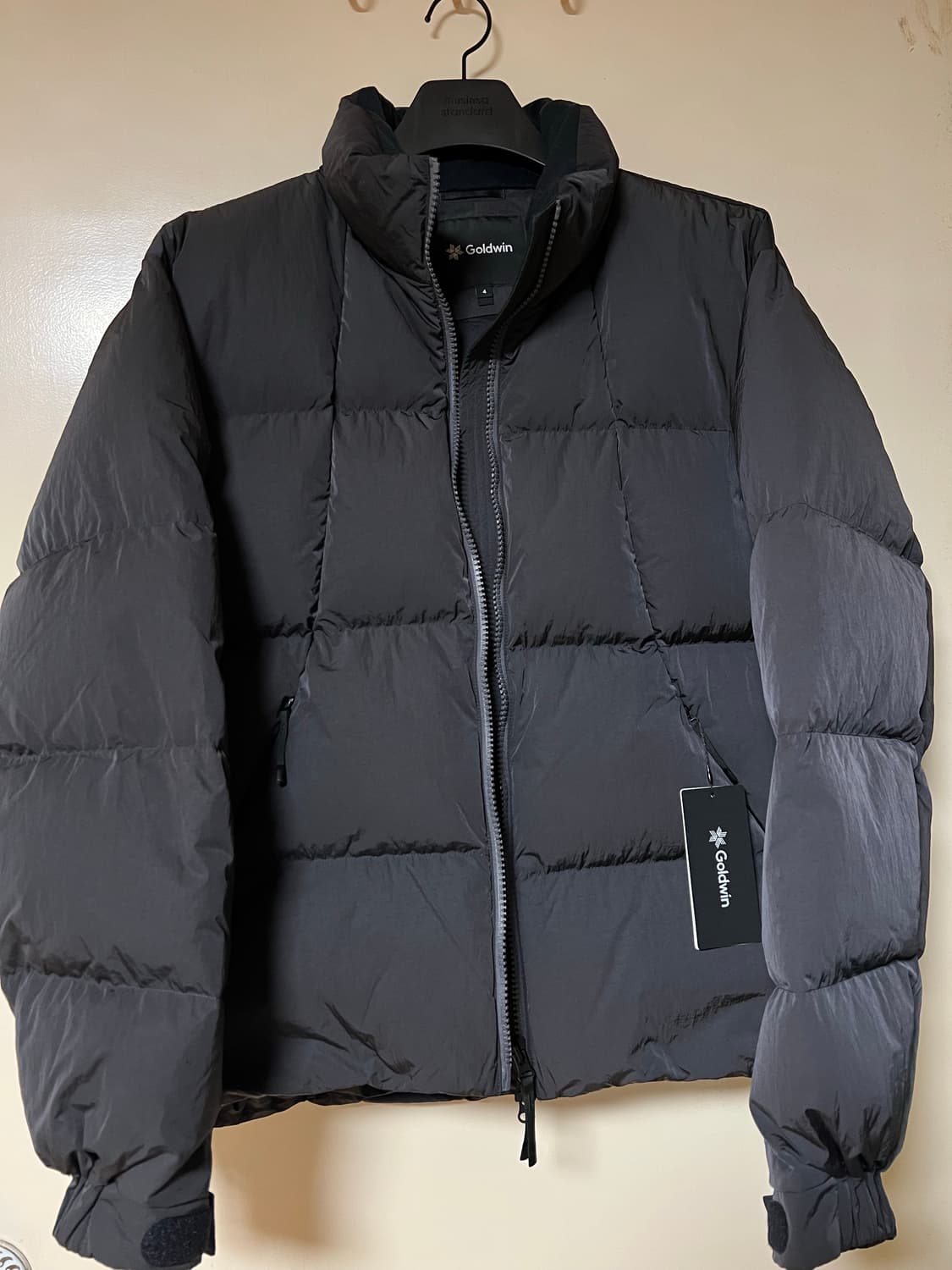 골드윈 도프 다이드 리플 다운 자켓 차콜 4 새제품 상품이미지1