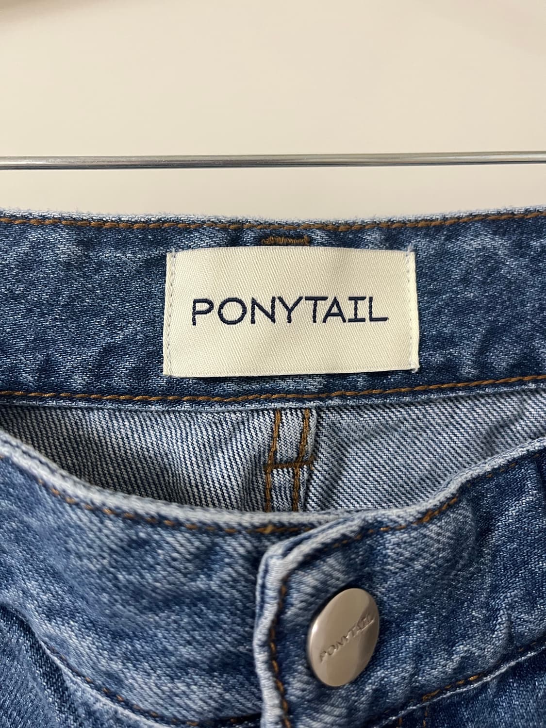 PONTAIL 포니테일 벨라 루즈핏진 미디엄블루 / S 상품이미지3