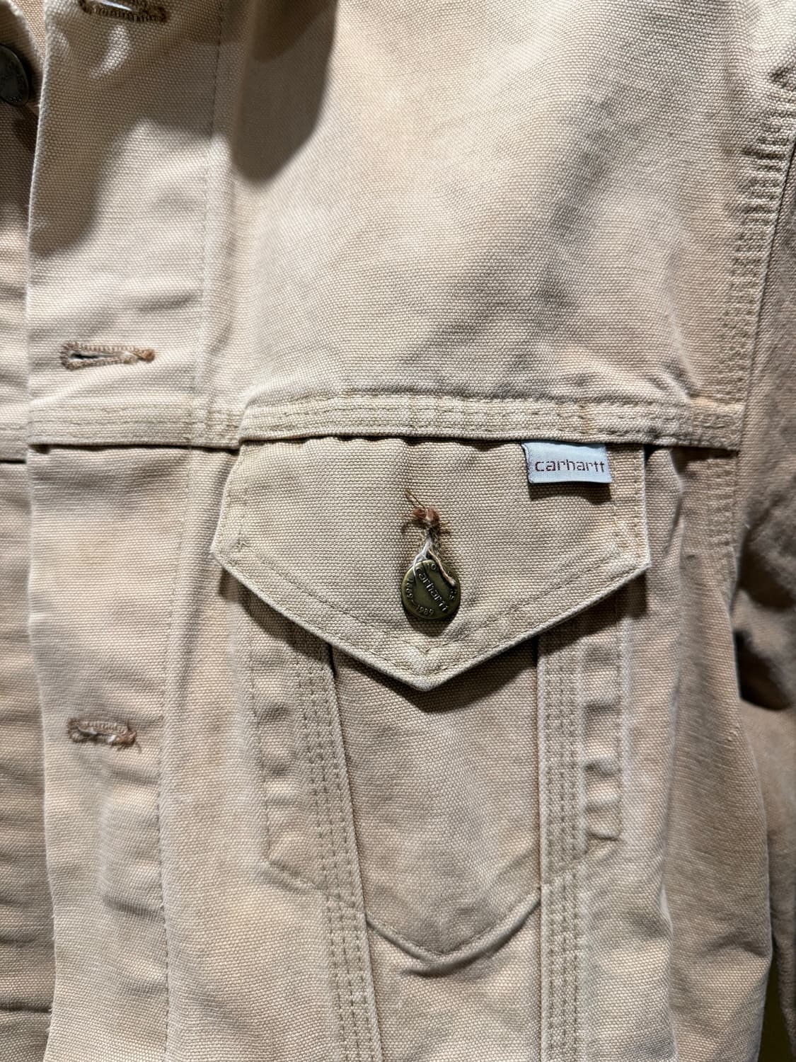 80s 칼하트 트러커 자켓 상품이미지3